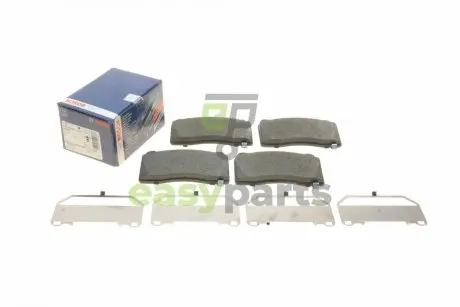 Колодки гальмівні (передні) Cadillac Ats/Cts/Opel Astra/Tesla Model S/X 03- BOSCH 0986494880