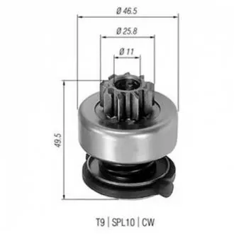 Бендикс (z=9) AUDI A4, A6 RENAULT VOLVO VW 2,8 [940113020301] MAGNETI MARELLI AMB0301