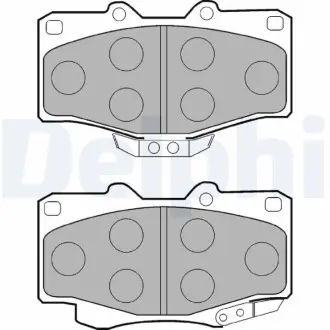 Гальмівні колодки дискові TOYOTA Hilux/Land Cruiser "F "89-05 Delphi LP854