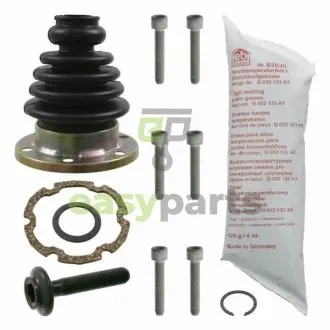FEBI AUDI пильник ШРКШ AUDI 80 (пильник+ всі болти+ мастило+прокладки+стопор) FEBI BILSTEIN 08800 (фото 1)