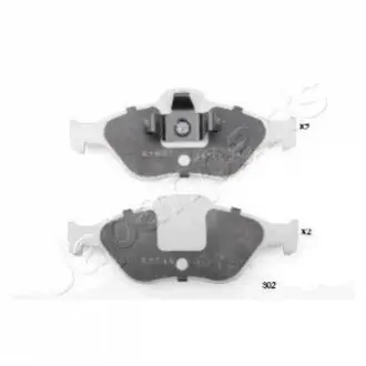 MAZDA гальмівна колодка перед.Ford Fiesta, Fusion 02-,Mazda 2 03- JAPANPARTS PA-302AF