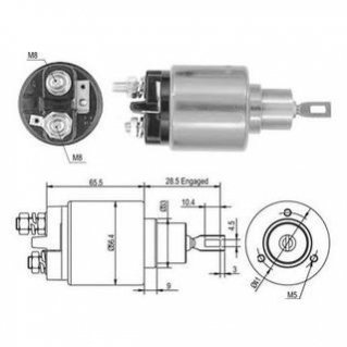 Втягувальне реле стартера VW OPEL SEAT SKODA [940113050435] MAGNETI MARELLI AME0435