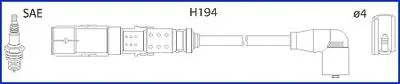 Комплект кабелів запалювання HITACHI (HÜCO) 134792