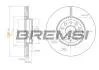 Гальмівний диск перед. Caddy III/IV/Golf/Jetta/Passat/Octavia 05- (312x25) BREMSI CD7305V (фото 1)