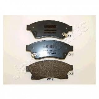 CHEVROLET гальмівні колодки передн.Aveo,Cruze,Opel Astra J 09- JAPANPARTS PA-W12AF