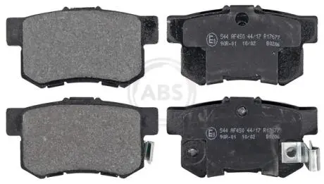 Гальмівні колодки зад. Civic 98-/Accord 90-03 (Akebono) (47,8x88,9x14,5) A.B.S. 36757