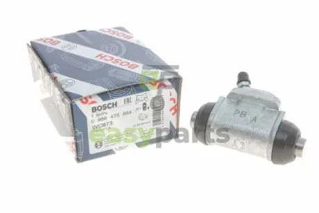 Циліндр гальмівний (задній) Toyota Avensis 97-03 (R) (d=20.64mm) BOSCH 0986475884