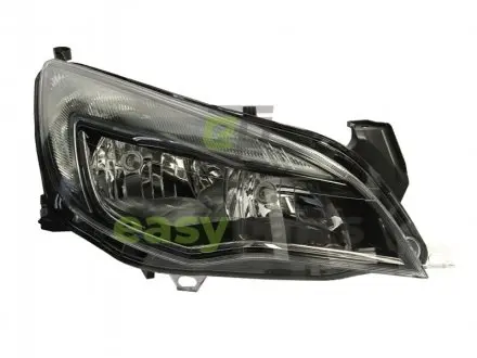 OPEL фара основна галоген з мотором,H7/H7 W21/5W прав.Astra J 12- HELLA 1EG 010 011-681
