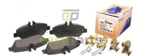 Колодки тормозные (задние) MB Sprinter 209-319 CDI/VW Crafter 30-35 06- AUTOTECHTEILE 100 4269