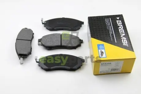 Гальмівні колодки пер. Nissan Qashqai 07-13/Pathfinder 05- (sumitomo) BREMSI BP3350