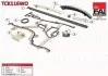 К-кт ланцюга ГРМ (з ущільнювачами) Opel Astra G/H 1.4/Corsa D 1.0/1.4/Meriva A 1.4 16V FAI TCK116WO (фото 1)