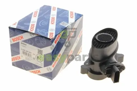 Витратомір повітря BMW 3 (E46)/5 (E39)/7 (E38)/X5 (E53) 96-05 M43/M47/M57/M62 (HUCO) BOSCH 0928400527