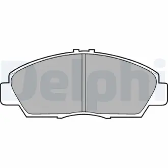 Комплект тормозных колодок, дисковый тормоз Delphi LP869