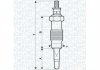 Свічка розжарювання NISSAN,PEL, OPEL, RENAULT [062582804304] MAGNETI MARELLI UX11A (фото 1)