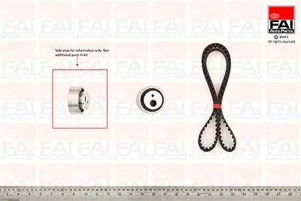 К-т ГРМ (рем.+ ролик) Citroen Berlingo 1.4, Xara,Saxo,Ax,Bx,Zx FAI TBK09