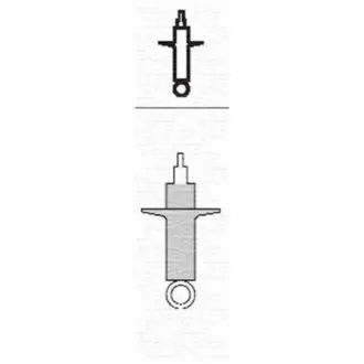 Амортизатор газовий задній VW GOLF II [351416070000] MAGNETI MARELLI 1416G