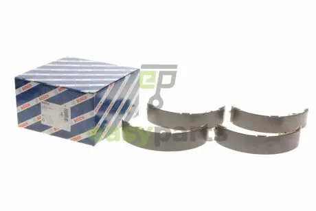 Колодки гальмівні (задні) Mitsubishi Colt/L200/L400 96- (барабанні) (270x53.8) BOSCH 0986487886