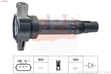 Катушка зажигания Citroen C4 Aircross 1.6 12- /Mitsubishi Lancer VIII 1.5/1.6 08-/Peugeot 4008 1.6 12- EPS 1.970.505