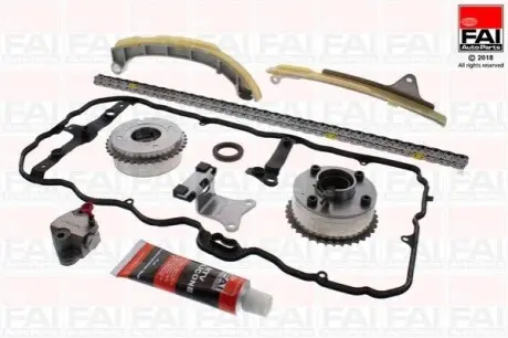 TOYOTA К-кт ланцюга ГРМ Auris,Corolla,Yaris,Subaru,Daihatsu Charade FAI TCK286VVT