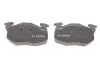 Колодки гальмівні (передні) Peugeot 106 91-04/205/305/309/405 82-98/Renault Clio 91-98 (з датчик.) BOSCH 0986469860 (фото 2)
