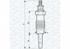 Свічка розжарювання FORD, HONDA,ISUZU,IVECO [062580704304] MAGNETI MARELLI UX12A (фото 1)