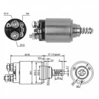 Втягувальне реле стартера DB 3,8-6,0 [940113050186] MAGNETI MARELLI AME0186