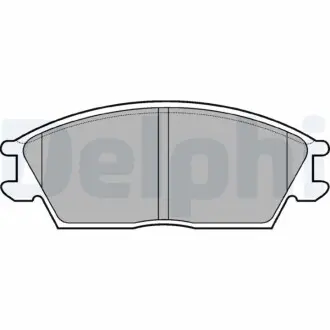 Гальмiвнi колодки дисковi Delphi LP704