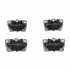TOYOTA колодки гальмівні задні RAV4 1,8/2,0/2,0D 2000- JAPANPARTS PP-256AF (фото 1)