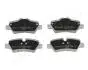 Колодки тормозные задние MINI MINI COOPER 1.2-2.0 2013- JAPANPARTS PP-0118AF (фото 1)