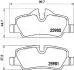 Колодки тормозные задние MINI MINI COOPER 1.2-2.0 2013- JAPANPARTS PP-0118AF (фото 2)