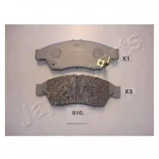 Комплект тормозных колодок, дисковый тормоз JAPANPARTS PA-810AF