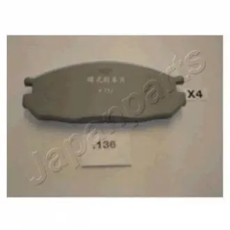 NISSAN гальмівні колодки задні Patrol 2,8/3,2/3,3 88- JAPANPARTS PP-136AF