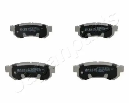 Комплект гальмівних колодок, дискове гальмо JAPANPARTS PP-W07AF