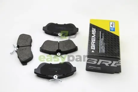 Гальмівні колодки пер. Citroen C2/C3 02- (TRW) (128,7x56,1x19) BREMSI BP3009