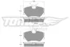Гальмiвнi колодки дисковi до 12.1991р. 18,6mm, 2 датчика L 205mm TOMEX 1044 (фото 1)