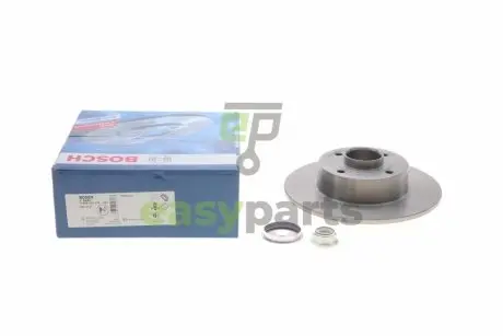 Диск гальмівний (задній) Renault Megane II 03- (240х8) (+ABS) (з підшипником) BOSCH 0986479278