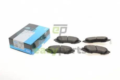 Колодки гальмівні (передні) Daewoo Lanos/ Nubira 1.6-2.2 97- (142.9x44) KAVO PARTS KBP-1008