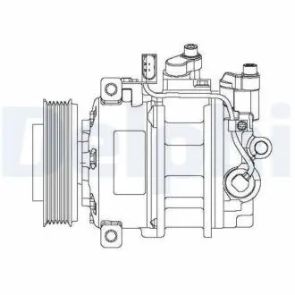 Компресор кондиціонера Delphi CS20475