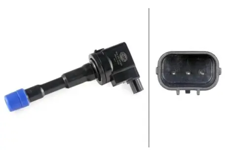 HONDA Котушка запалювання Civic VII,VIII,Jazz II 1.2/1.4 02- HELLA 5DA 358 057-231