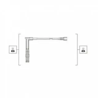 Високовольтні дроти MERCEDES C 180, 200, 220 MAGNETI MARELLI MSQ0100