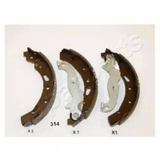 MAZDA щоки гальмівні задні Mazda 2,Ford Fiesta 08- JAPANPARTS GF-314AF