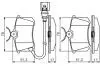 Комплект тормозных колодок, дисковый тормоз BOSCH 0986495239 (фото 6)