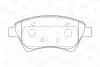 Колодки тормозные дисковые передние Renault Megane II (01-12) CHAMPIO CHAMPION 573124CH (фото 2)