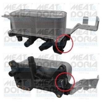 MEATDORIA BMW Масляный радиатор 5 F10 523/550,6, 7 F01 3.0 09- MEAT&DORIA 95171 (фото 1)