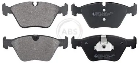 Гальмівні колодки пер. BMW 3(E46) 99-07/X3(E83) 03-11 (ATE) A.B.S. 37374