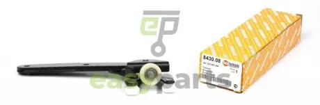 Ролик дверей (бічних/нижній) VW Caddy 03- (R) (з кронштейном) (8430.08) AUTOTECHTEILE 384 3008