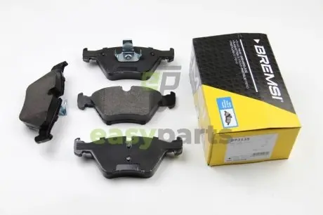 Гальмівні колодки пер. BMW 3(E46) 99-07/X3(E83) 03-11 (ATE) BREMSI BP3135