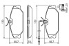 К-кт перед. гальм. колодок Renault Espace/Laguna I/ Megane I 1.4-3.0 84- BOSCH 0986461765 (фото 5)