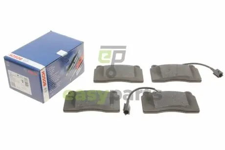 Колодки гальмівні (передні) Alfa Romeo 159/166/Spider 98-11 (Brembo) BOSCH 0986424577