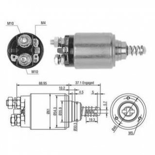 Соленоїд IVECO,RENAULT - BOSCH [940113050402] MAGNETI MARELLI AME0402